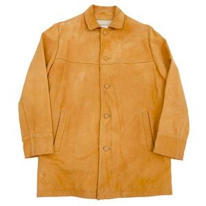 Wilsons Leather Men's Brown Trench Coat